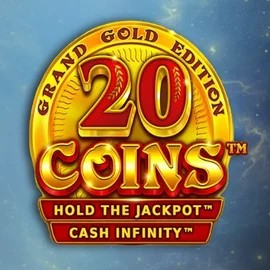 Logo of 20 Coins Grand Gold Edition from Wazdan at Queen Casino
