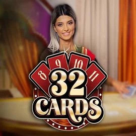 32 Cards slot icon by Ezugi, available at Queen Casino