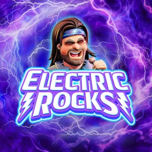 Electric Rocks logo by Inspired Gaming at Queen Casino