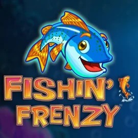 Fishin Frenzy logo by Blueprint Gaming at Queen Casino