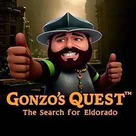 Gonzo's Quest slot logo by NetEnt at Queen CasinoGonzo's Quest