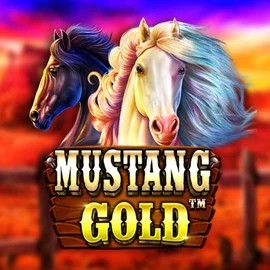 Mustang Gold game by Pragmatic Play – logo hosted on Queen Casino