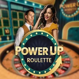 PowerUP Roulette logo by Pragmatic Play Queen Casino
